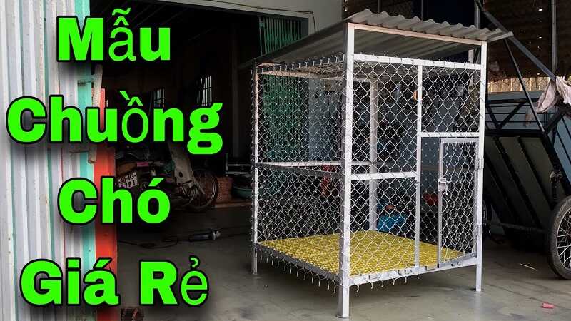 Chuồng chó sắt B40 rẻ phù hợp với nhiều người