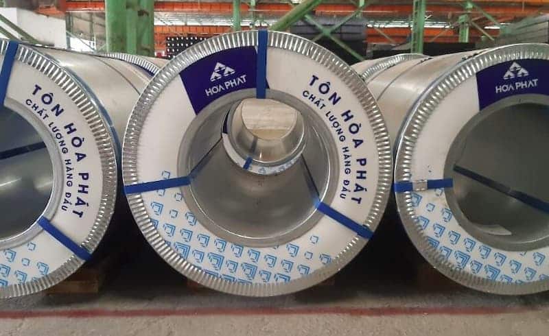 báo giá tôn cuộn Hòa Phát
