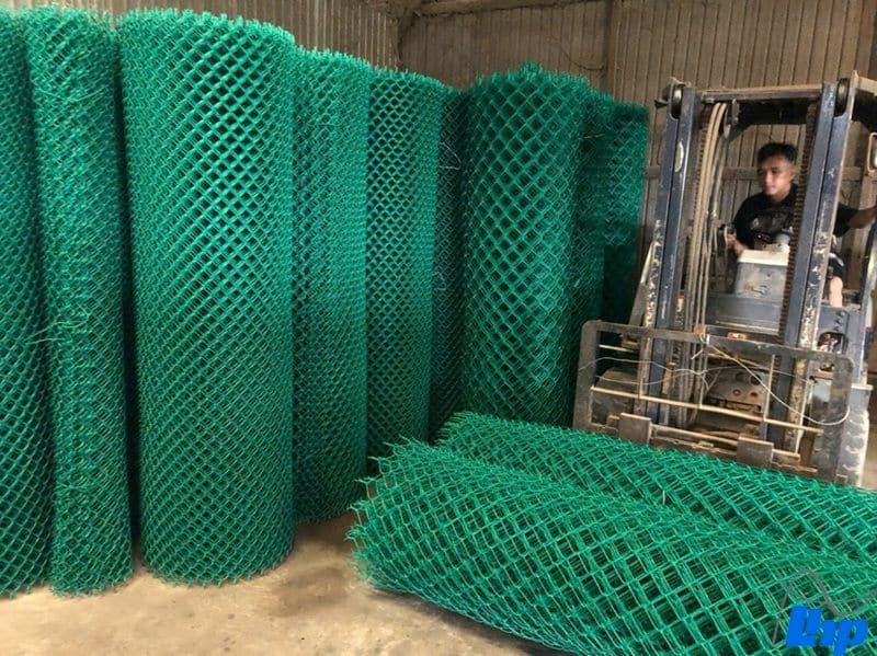 Lưới B40 bọc nhựa xanh